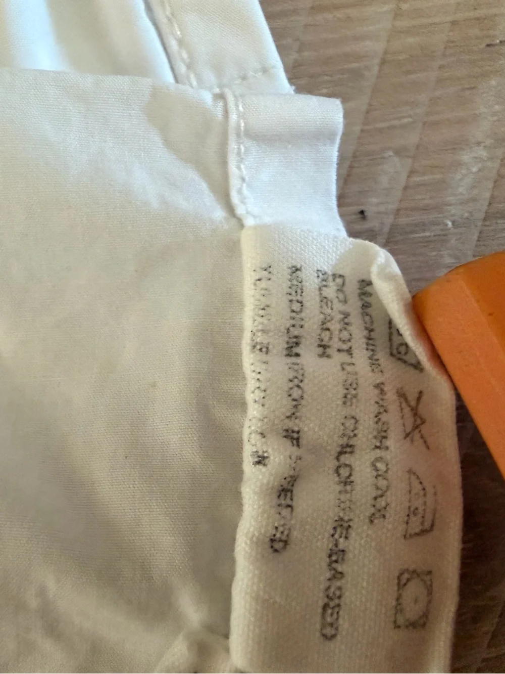 Anthropologie Embroidered Queen sized Top sheet Yellow & Peach